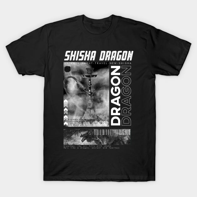 Shisha Dragon Brand Logo T-Shirt by ShishaDragon